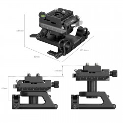 SmallRig kit plaque réglable en hauteur type Arca-Swiss - 4233