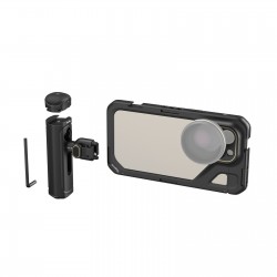 SmallRig Video Kit cage et double poignées pour iPhone 15 Pro Max - 4392