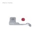 SmallRig Thumb Grip argenté pour Fujifilm X100VI/X100V - 4566