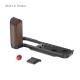 SmallRig poignée en bois en L pour FUJIFILM X100VI / X100V (Noir) - 4805