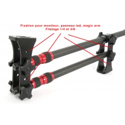 Girafe vidéo en carbone pour camera, jib crane