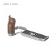 SmallRig L-Shape avec poignée en bois pour Sony Alpha 7C II / 7CR - 4796
