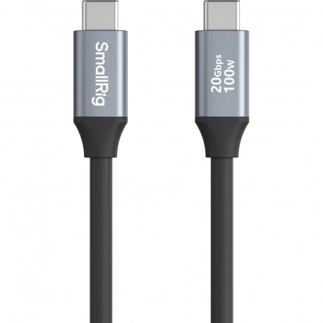 SmallRig câble de données USB-C à USB-C (droit) 35cm - 4788
