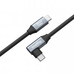 Smallrig câble USB-C droit vers USB-C coudé (35cm) - 4790