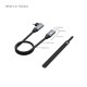 Smallrig câble USB-C droit vers USB-C coudé (35cm) - 4790