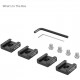 SmallRig griffe d'accessoires avec système anti-torsion (4 pcs) - 5033
