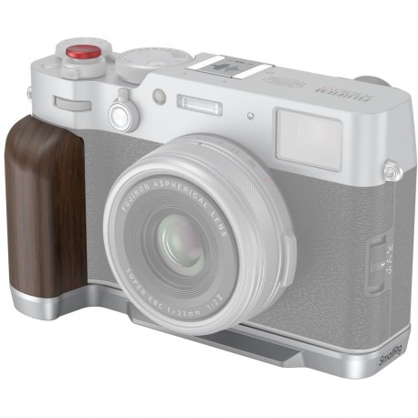 SmallRig Poignée L en bois pour FUJIFILM X100VI / X100V (argent) - 4804