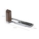 SmallRig Poignée L en bois pour FUJIFILM X100VI / X100V (argent) - 4804