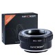 Adaptateur d'objectif pour Sony NEX mount