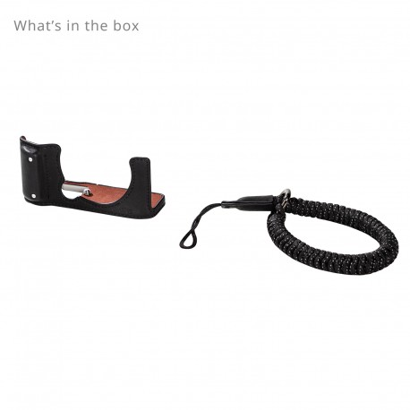 SmallRig étui en cuir pour appareil photo Fujifilm X-M5 (noir) - 4879