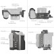 SmallRig HawkLock Kit Cage à dégagement rapide pour Sony Alpha 6700 - 5060