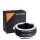 Adaptateur d'objectif pour Sony NEX mount