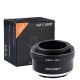 Adaptateur d'objectif pour Sony NEX mount