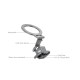 SmallRig support pour smartphone MagSafe sur Arca-Swiss ou griffe flash - 5339