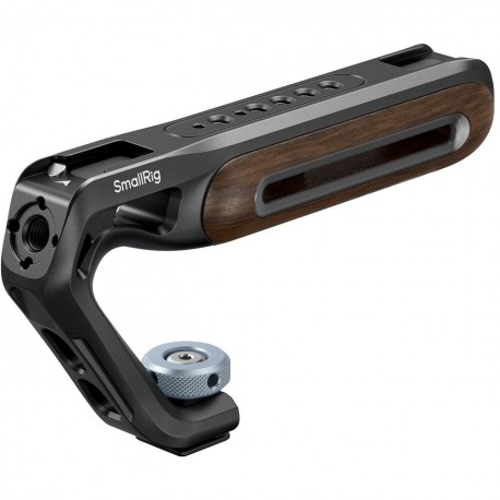 SmallRig poignée supérieure en bois avec griffe porte-accessoire - 5250