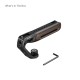 SmallRig poignée supérieure en bois avec vis 1/4 et ARRI 3/8 - 5252