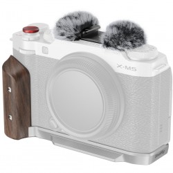 SmallRig plaque en L avec poignée en bois pour FUJIFILM X-M5 (argent) - 5261