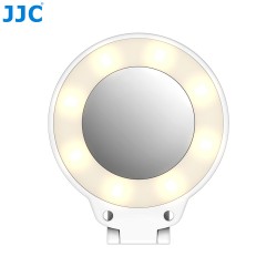 JJC lampe LED à selfie avec miroir et magnétique - MSL-1-WHITE