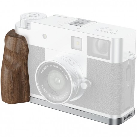 SmallRig poignée L-plate en bois pour FUJIFILM X half (argent) - 5223