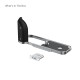 SmallRig plaque en L avec poignée en silicone pour FUJIFILM X half (argent) - 5216