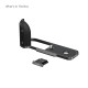 SmallRig plaque en L avec poignée pour FUJIFILM X half (gris foncé) - 5217