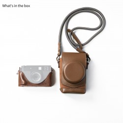 SmallRig Kit Ledertasche für FUJIFILM X Half (braun) - 5218