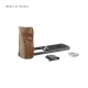 SmallRig plaque en L avec poignée en bois pour FUJIFILM X half (gris foncé) - 5394
