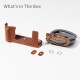 SmallRig étui en cuir pour FUJIFILM X-E5 (marron) - 5449