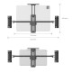 SmallRig support tablette avec double poignée pour iPad - 2929B