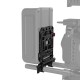 SmallRig plaque batterie V-Mount avec pince double tige 15mm - 3016