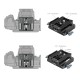 SmallRig baseplate universelle LWS avec double pince pour tiges 15mm - 3357