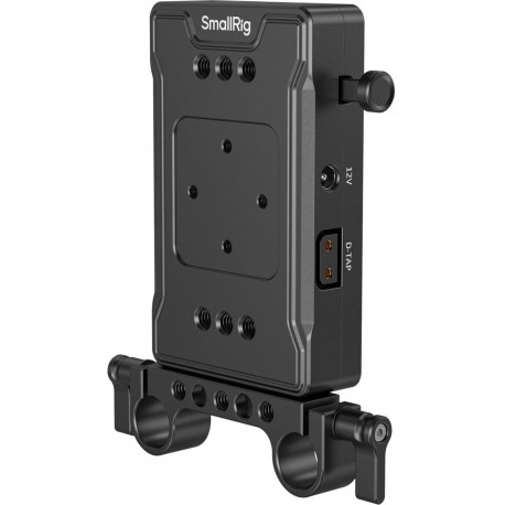 SmallRig plaque batterie V-Mount (version basique) avec pince double tige - 3498B