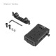 SmallRig plaque batterie V-Mount (version basique) avec pince double tige - 3498B