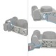 SmallRig platine inférieure pour Sony Alpha 7C II / Alpha 7CR (argent) - 4439