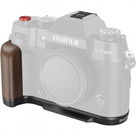 SmallRig poignée en L pour FUJIFILM X-T50 (Bois/Noir) - 4784C