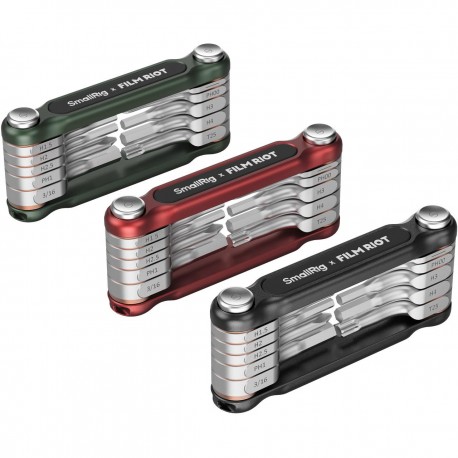 SmallRig x FILM RIOT jeu de clés pliantes 10-en-1 (rouge) - 4813