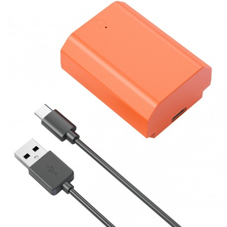 SmallRig batterie rechargeable USB-C pour Sony NP-FZ100 (orange) - 4969