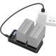 SmallRig chargeur de batterie double pour Sony NP-F970 - 4086