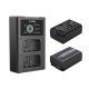 SmallRig kit 2x batterie et chargeur pour Sony NP-FW50 - 3818