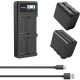 SmallRig kit 2x batterie et chargeur pour Sony NP-F970 - 3823