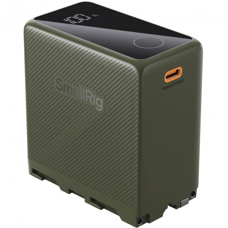 SmallRig batterie rechargeable USB-C pour caméra type NP-F970 (verte) - 4577