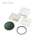 SmallRig filtre 67mm VND ND2-ND32 (1-5 stops) et Black Mist 1/4 - 5170
