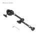 SmallRig bras magique avec pince en forme de crabe - 5312