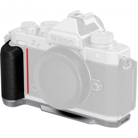 SmallRig plaque en L avec poignée en silicone pour Nikon Z f (argent) - 5706
