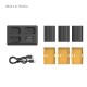 SmallRig Kit 3 batteries et chargeur Canon LP-E6NH - 6017