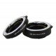 Kit tube allonge bague macro 10/16mm pour Sony E-mount