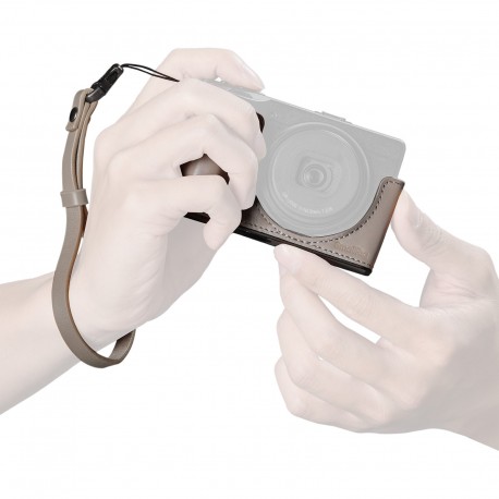 SmallRig Leder-Halbtaschen-Kit Ricoh GR IV/III Grau - 5677