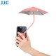 JJC Magnetischer Handy-Regenschirm Pink