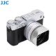 JJC Pare-soleil pour Fujifilm XF 23mm/27mm F2.8 Argent