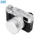 JJC Gegenlichtblende für Fujifilm X100VI / X100V – Silber